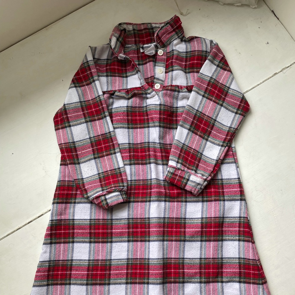 Pottery Barn 4T Christmas Nightgown